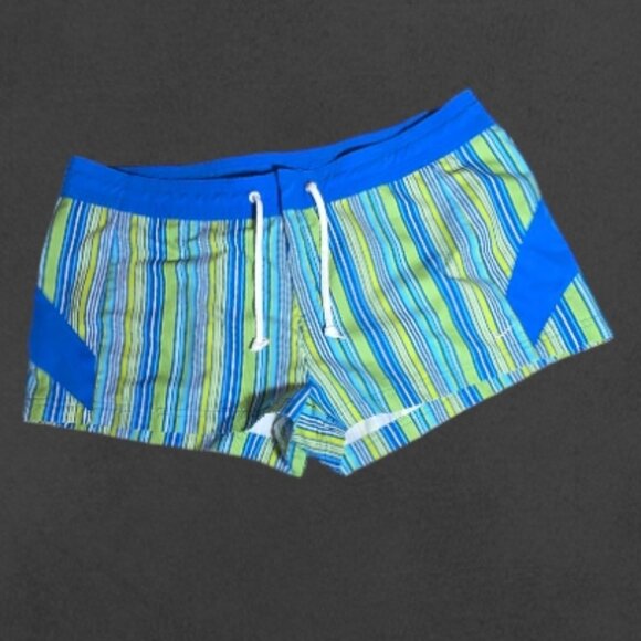 Blue Green & White NIKE Surf Shorts sz XL - Picture 4 of 7